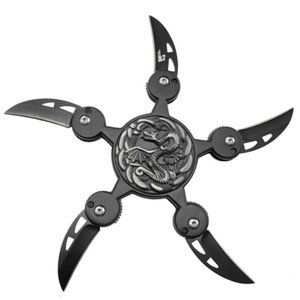 Master Cutlery Dragon's Fury Knife Throwing Folding Star X-05B